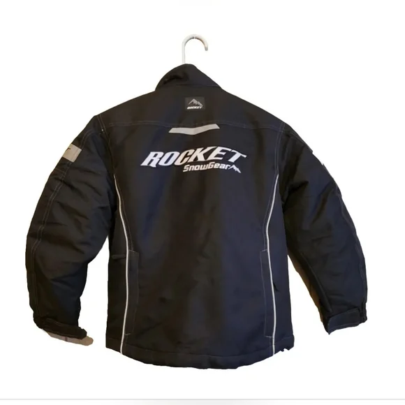 Joe Rocket SnowGear Unisex Boy's Girl'sSnowmobile Ski Jacket Black Small